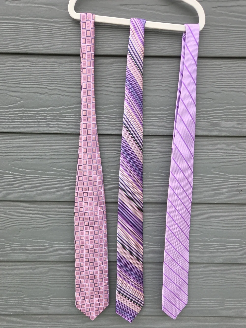 Silk Men's Purple Patterned Ties